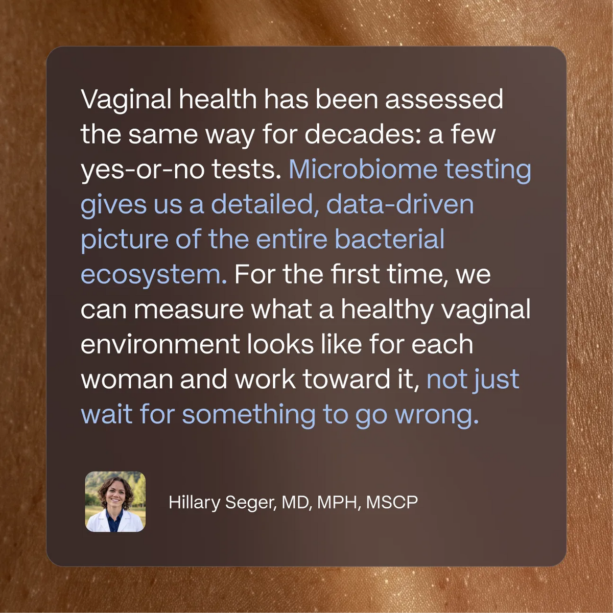 Vaginal Microbiome Test