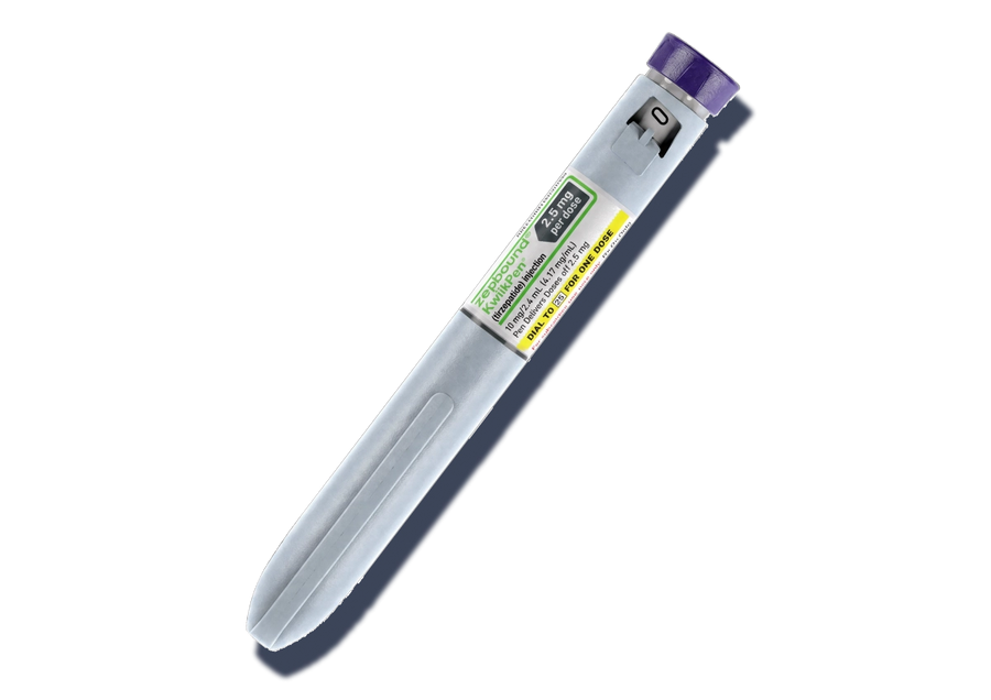 Zepbound (tirzepatide) 2.5 mg single-dose injection pen, Blueprint Immortals weight loss medication