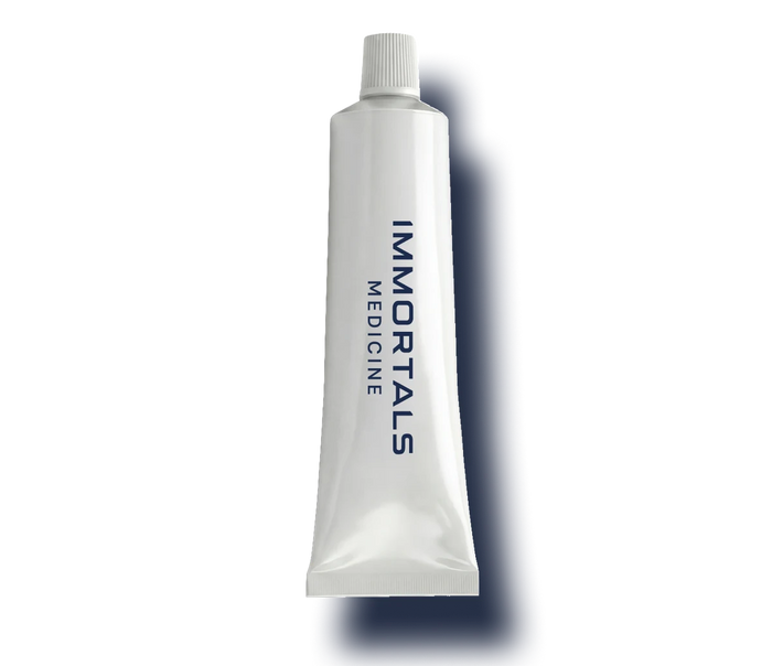 Immortals topical container for personalized skin and anti-aging treatment