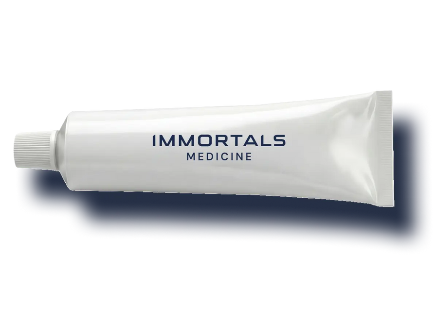 Immortals topical container for personalized skin and anti-aging treatment