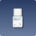 Immortals Medicine Wegovy 1.5 mg semaglutide tablets bottle on a blue background, GLP-1 weight management prescription in the Bryan Johnson Blueprint longevity protocol
